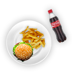 Kids Cheese Burger Meal 